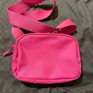 Hot pink fanny pack